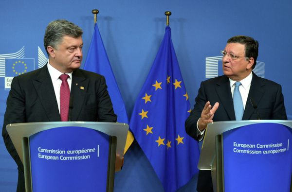 Визит президента Украины Петра Порошенко в Брюссель