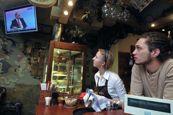 Телевизионная трансляция Разговор с Владимиром Путиным. Продолжение в 2010 году