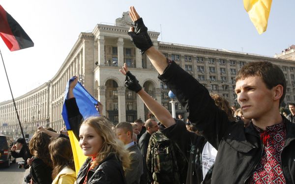 Митинг в честь 66-летия создания УПА Митинг в честь 66-летия создания УПА