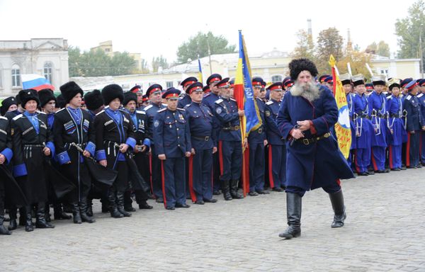 Казаки Всевеликого войска Донского в Новочеркасске