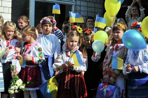 Начало учебного года в школах Украины