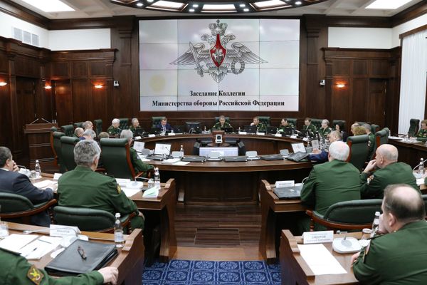 Внеочередное заседание коллегии министерства обороны РФ