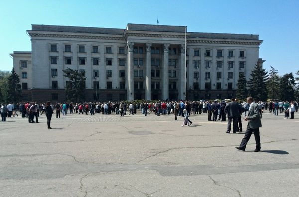 Дом профсоюзов на Куликовом поле в Одессе