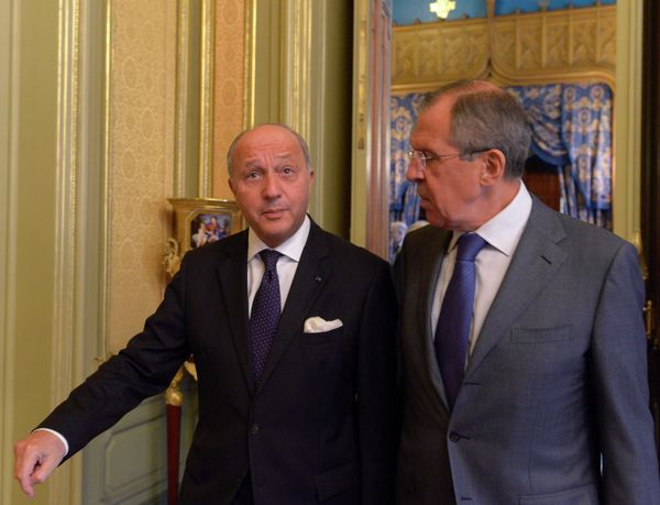 Встреча глав МИД России и Франции в Москве