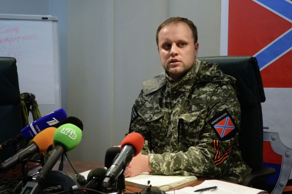 Пресс-конференция народного губернатора Донецкой области П.Губарева