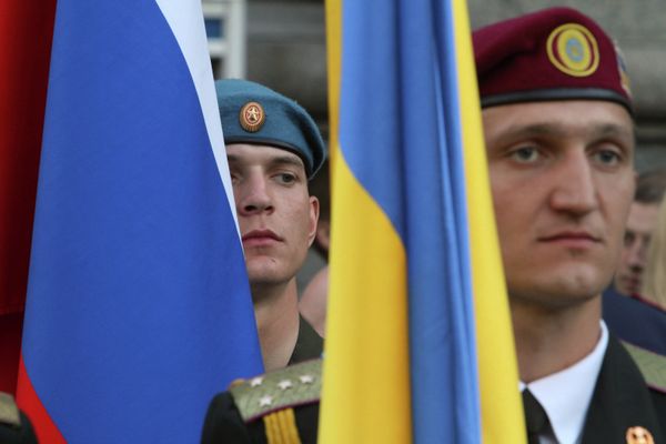 Генеральная репетиция парада ко Дню Победы в Киеве