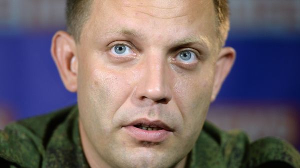 Брифинг премьер-министра ДНР А.Захарченко в Донецке