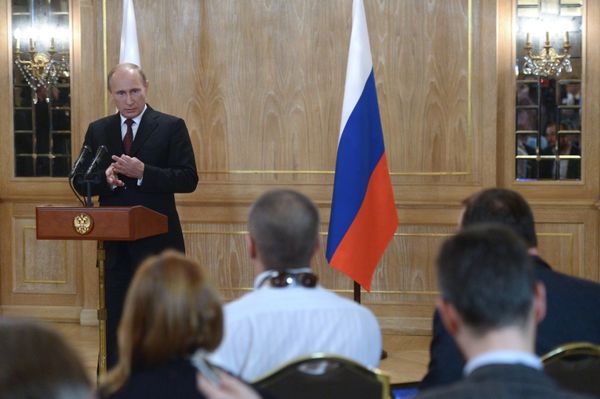 В.Путин на саммите форума Азия- Европа