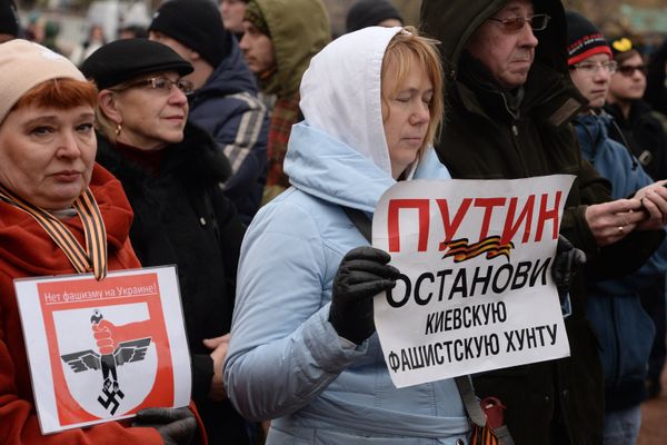 Митинг в поддержку Новороссии Битва за Донбасс III
