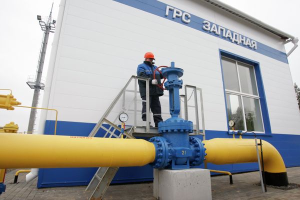 Запуск ГРС Западная ОАО Газпром в Белоруссии Запуск ГРС Западная ОАО Газпром в Белоруссии