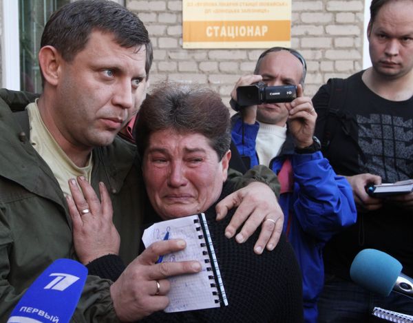 Визит премьер-министра ДНР А.Захарченко в Иловайск