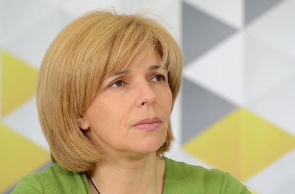 Пресс-конференция кандидатов в президенты Украины О.Богомолец и А.Клименко