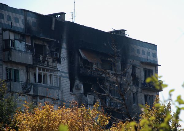 Ситуация в районе аэропорта Донецка