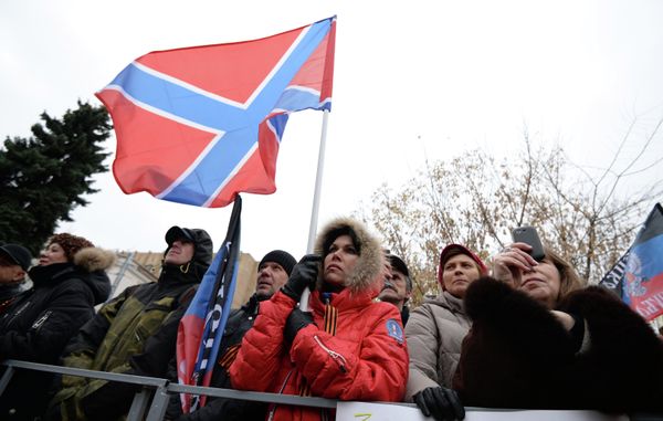 Митинг в поддержку Новороссии Битва за Донбасс III
