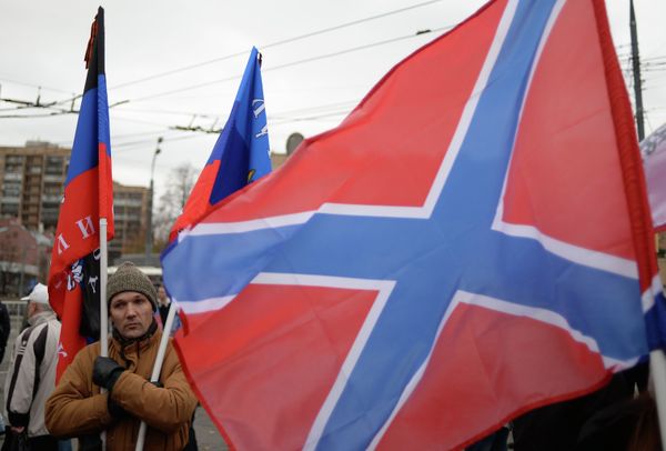 Митинг в поддержку Новороссии Битва за Донбасс III
