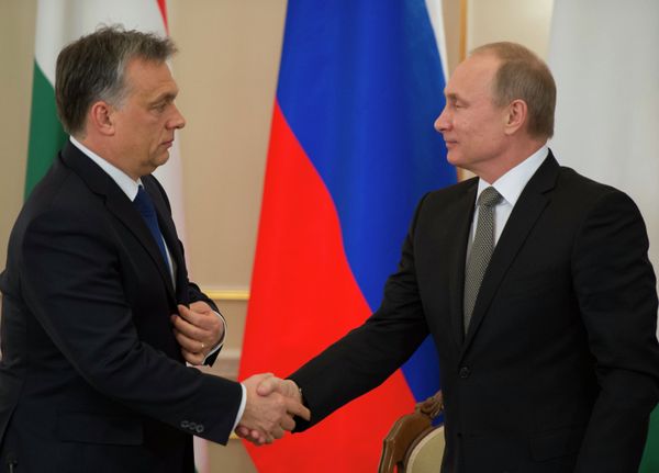 Встреча В.Путина с В.Орбаном