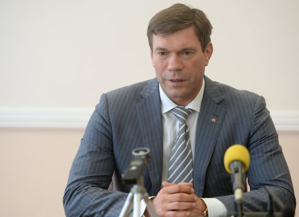 Пресс-конференция О.Царева в Донецке
