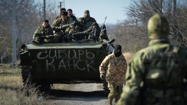Визит А.Захарченко в Новоазовск