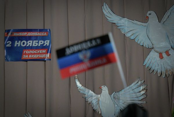 Визит А.Захарченко в Новоазовск