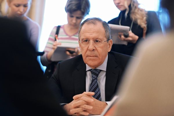 Встреча С.Лаврова с А.Перейрой