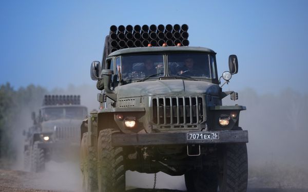 Военные учения на полигоне Чебаркуль