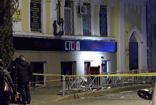 Последствия взрыва в ночном клубе Харькова