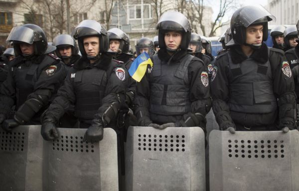 Акции протеста сторонников евроинтеграции Украины