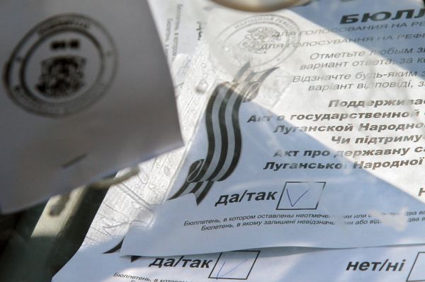 Референдум в Донецкой и Луганской областях