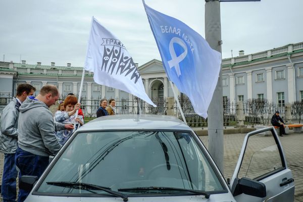 Автопробег против политических репрессий Белое кольцо Автопробег против политических репрессий Белое кольцо