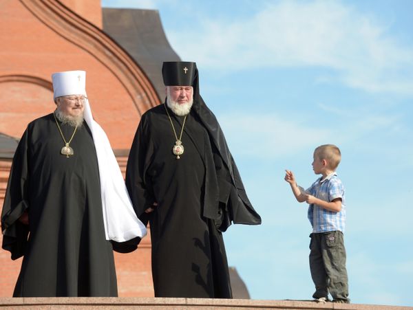 Посещение патриархом Кириллом Крестовоздвиженского собора Посещение патриархом Кириллом Крестовоздвиженского собора