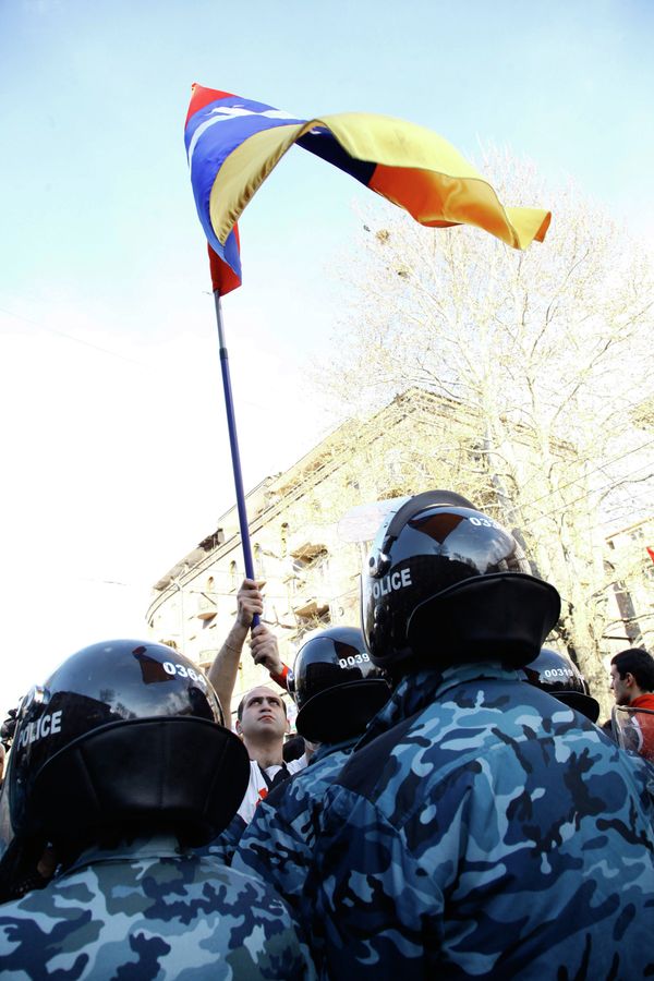 Митинг оппозиции в Армении