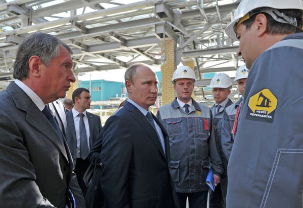 Рабочая поездка В.Путина в Туапсе