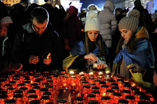Годовщина начала событий на киевском Майдане