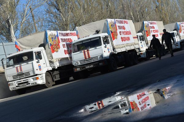 Российская гуманитарная помощь прибыла в Донецк Российская гуманитарная помощь прибыла в Донецк