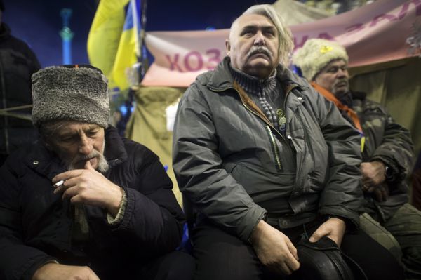 Народное вече на площади Независимости в Киеве