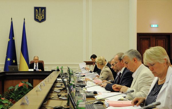 Заседание правительства Украины