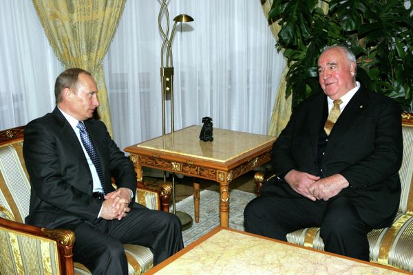 Встреча В.Путина и Г.Коля