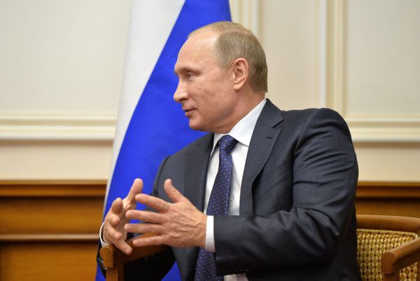 В.Путин встретился с Ф.Олландом
