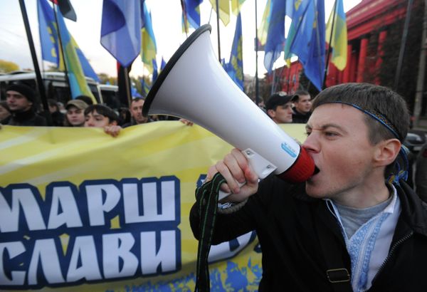 Марш националистов в Киеве