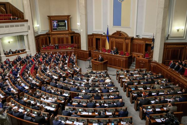 Первое заседание новоизбранной Верховной рады Украины
