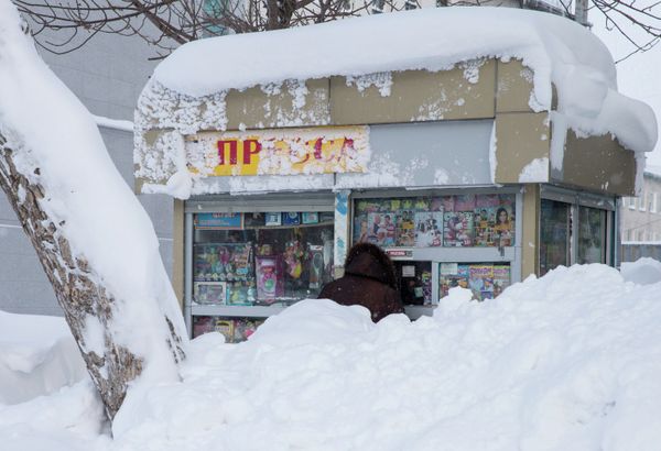Последствия циклона на Сахалине