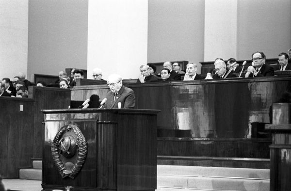 Доклад И. И. Фадеева на сессии Верховного Совета РСФСР