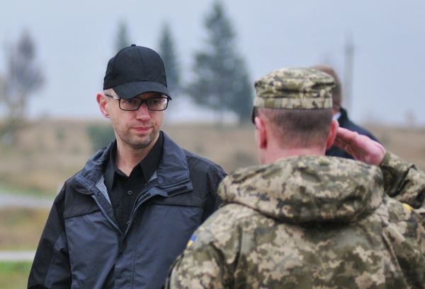 Премьер-министр Украины Арсений Яценюк посетил Львовскую область