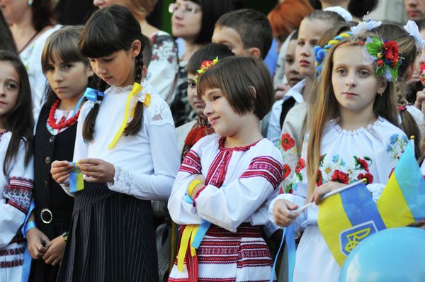 Начало учебного года в школах Украины