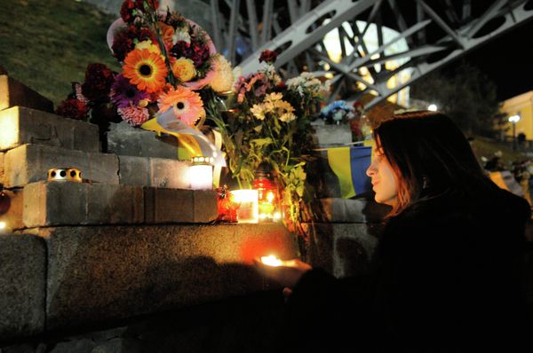 Годовщина начала событий на киевском Майдане