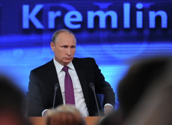 Десятая ежегодная большая пресс-конференция президента России Владимира Путина Десятая ежегодная большая пресс-конференция президента России Владимира Путина