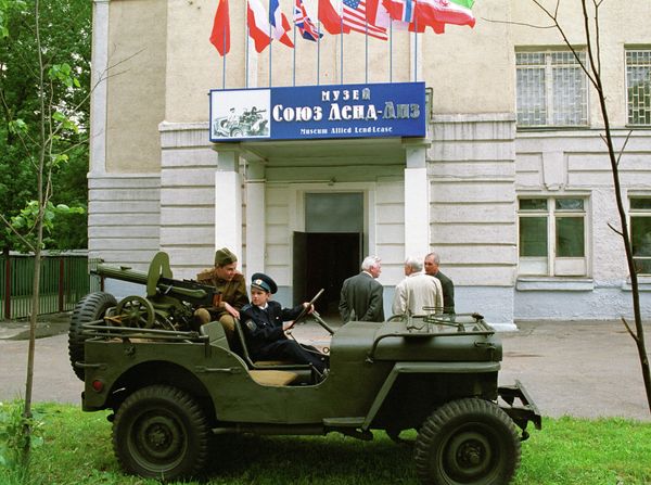 Военный автомобиль WILLIS в музее Союз Ленд-лиз