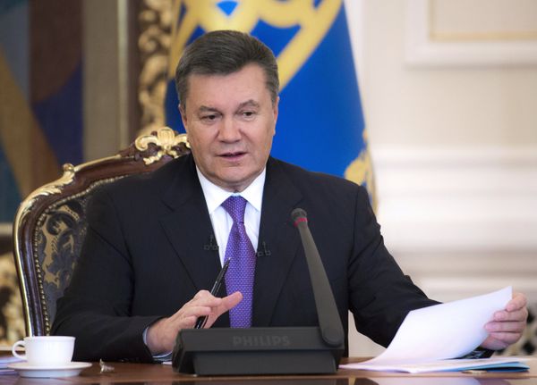 Виктор Янукович дал интервью представителям украинских СМИ