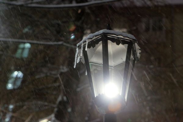 Снегопад в Москве