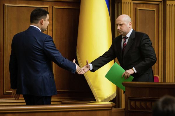 Первое заседание новоизбранной Верховной рады Украины